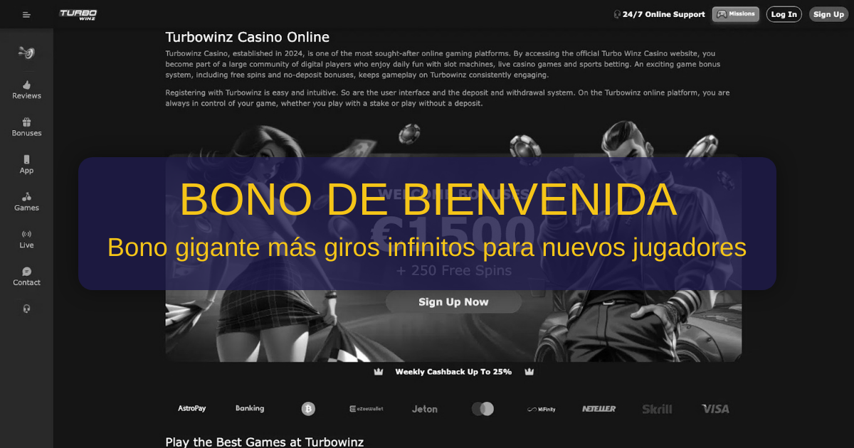 Turbowinz Casino: el casino online oficial para España